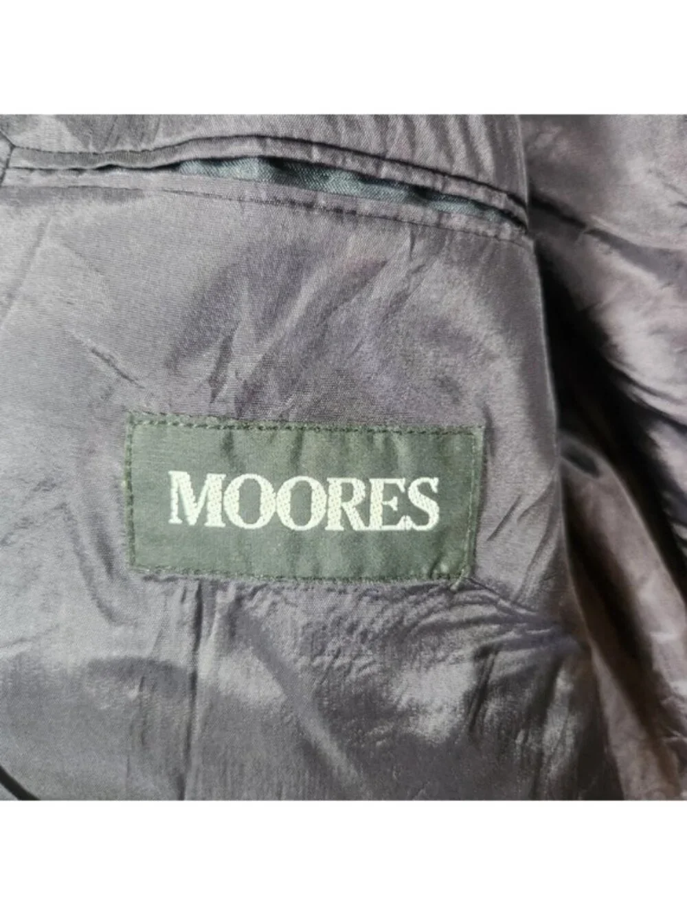 Moores‎ 365 Suit Blazer Mens 44 Reg Pure Virgin Wool Pinstripe Navy Blue Canada
